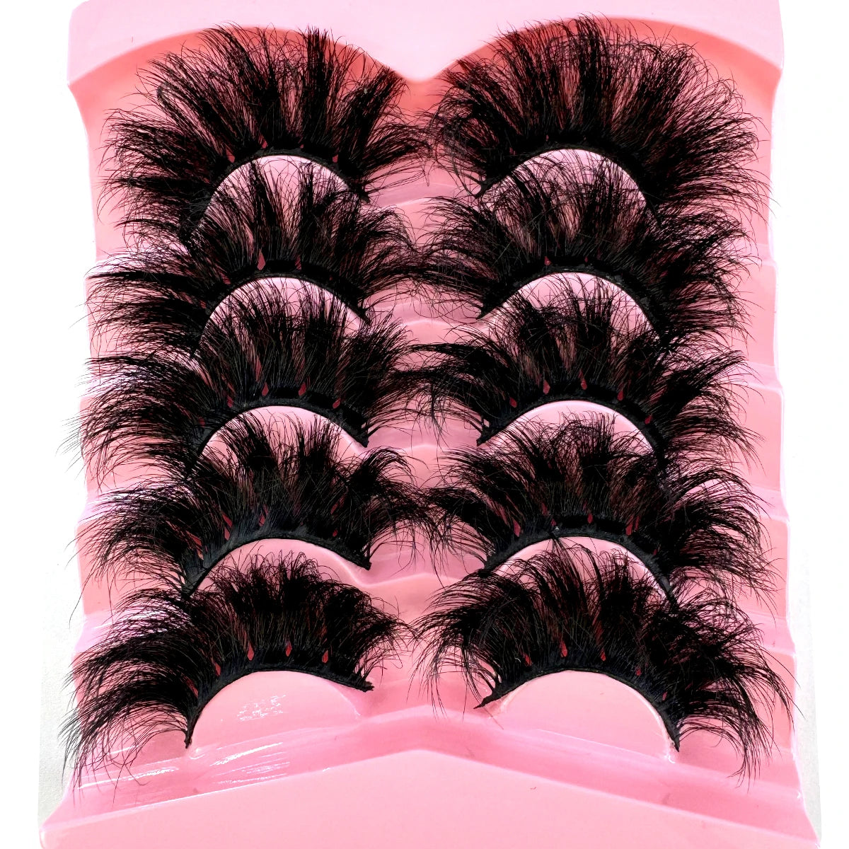 Fluffy Long 3D Faux Mink Lashes – Dramatic & Natural Volume False Eyelashes - StarLuxeTrend