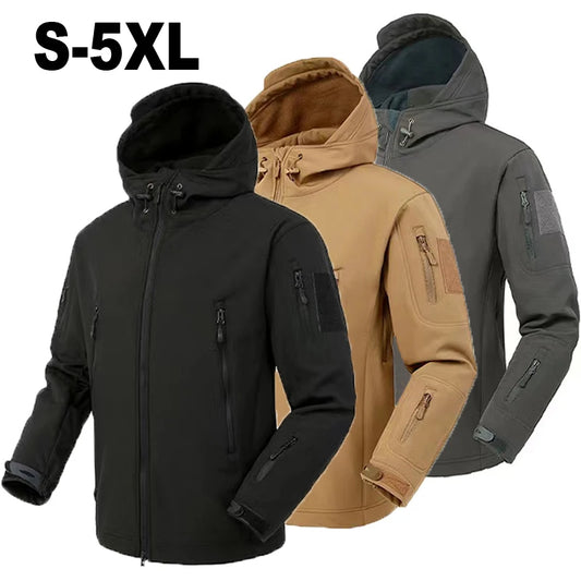 Men's Winter Softshell Tactical Waterproof Jacket – Ultimate Outdoor Protection