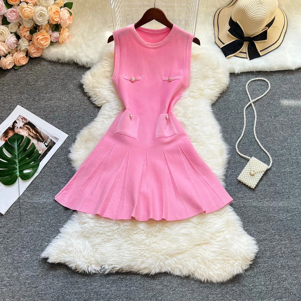 Summer Mini Dress – Sleeveless Party Dress