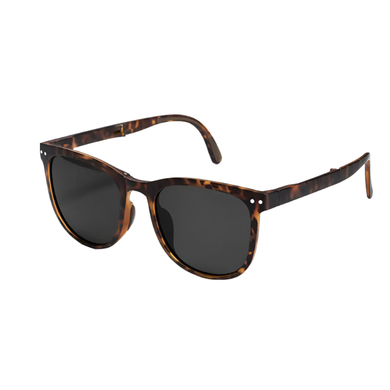 Foldable Unisex Square Sunglasses – Lightweight Portable UV Protection