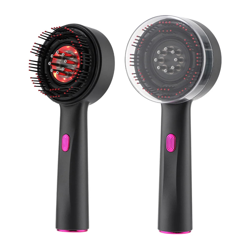 Electric Scalp Massager Comb with Red Light – Anti Hair Loss, Hair Growth Oil Applicator & Vibrating Head Massager StarLuxeTrend