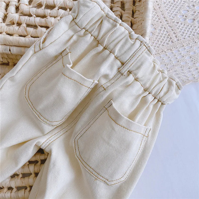 Kids' Casual Loose-Fit Jeans – Stylish & Comfortable for All Seasons - StarLuxeTrend