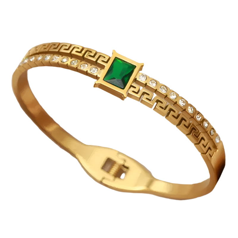Gold Plated Elegant Cuff Bracelet for Women