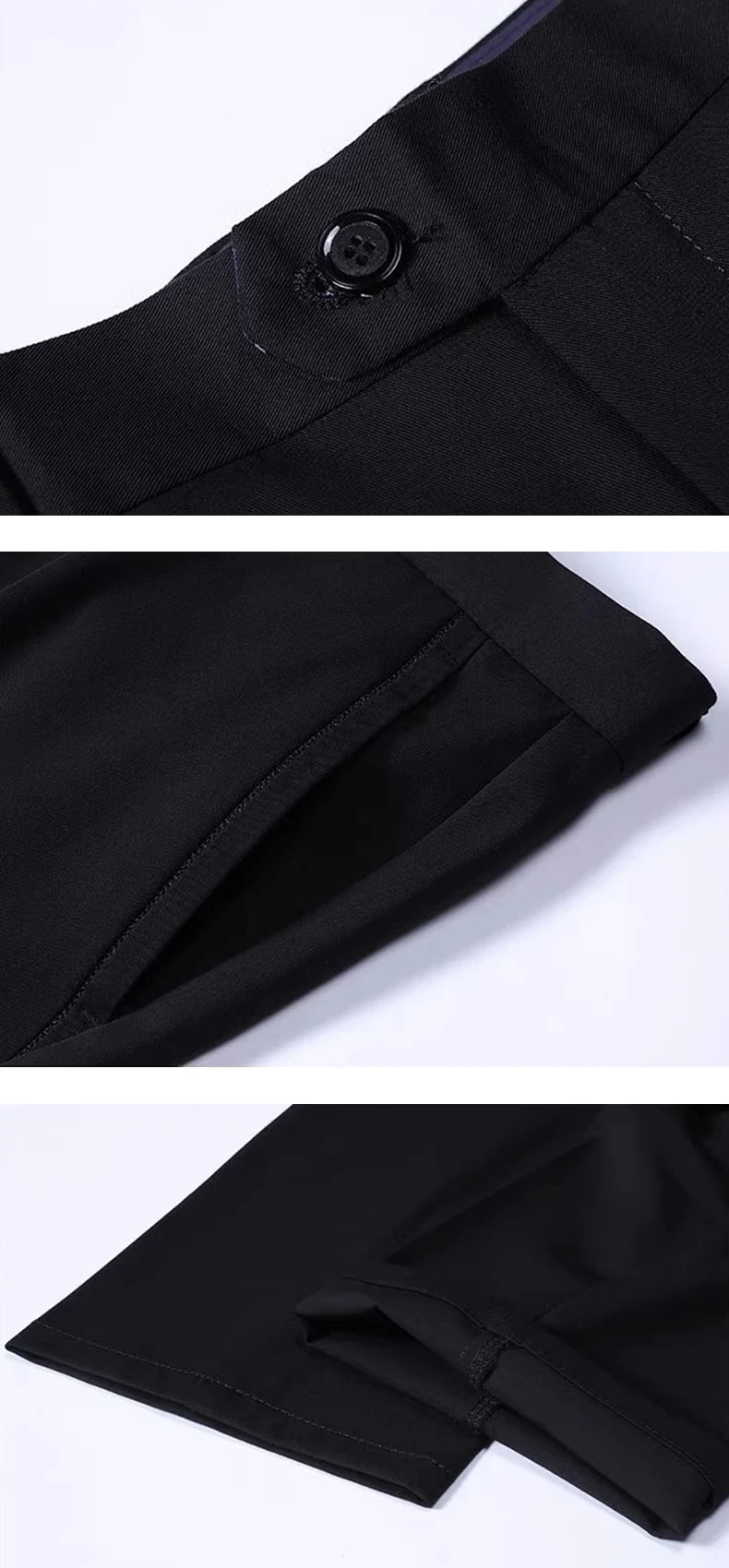 Men’s Lightweight Business Casual Pants – Quick-Drying,Straight-Leg Office Pants - StarLuxeTrend