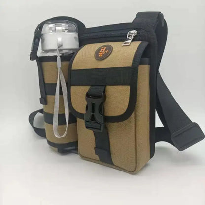 Shoulder Bag with Water Bottle Holder