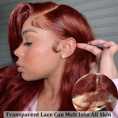 Pre Plucked 180% Density HD Lace Frontal Human Hair Wig