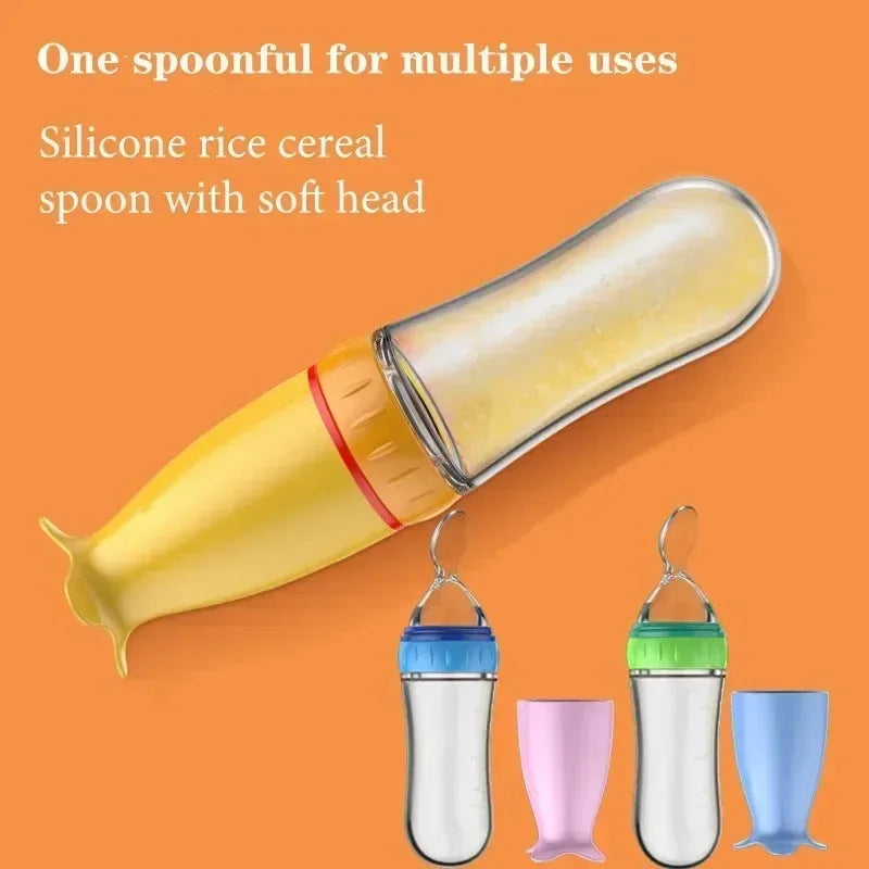 Baby Silicone Bottle Spoon - StarLuxeTrend