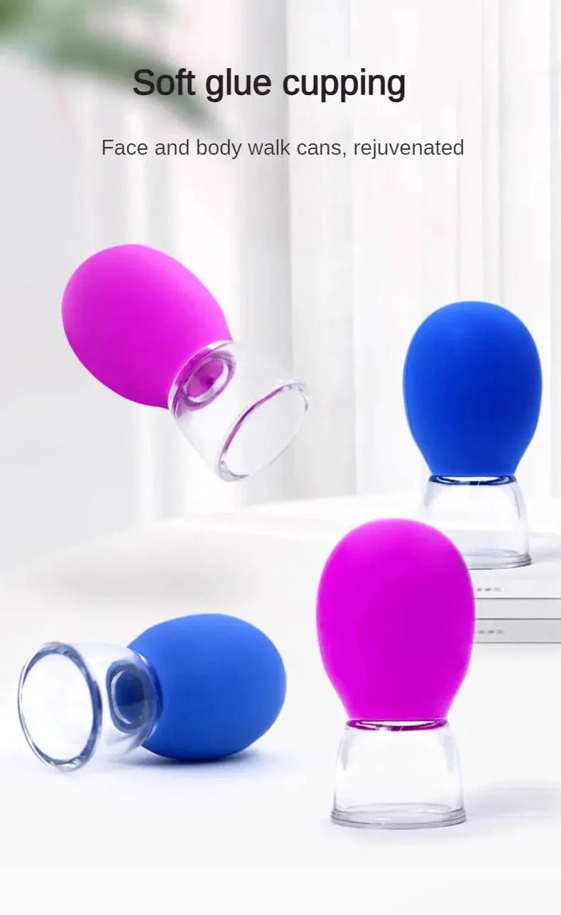 Silicone Cupping Massage Tool For the Face, Neck ,Eye - StarLuxeTrend
