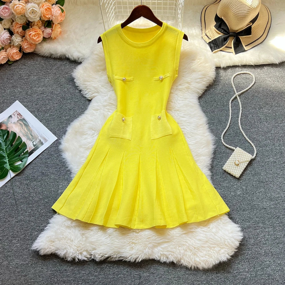 Summer Mini Dress – Sleeveless Party Dress