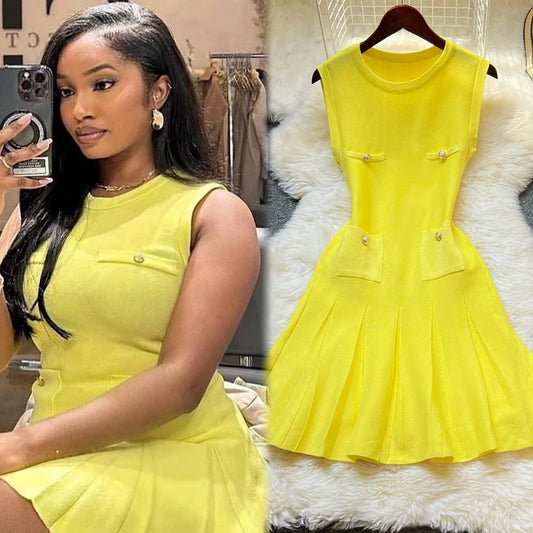 Summer Mini Dress – Sleeveless Party Dress