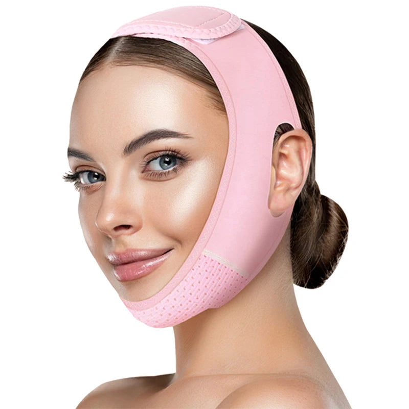 Reusable V-Line Face Strap – Double Chin Reducer, V Shaped Lifting Mask.