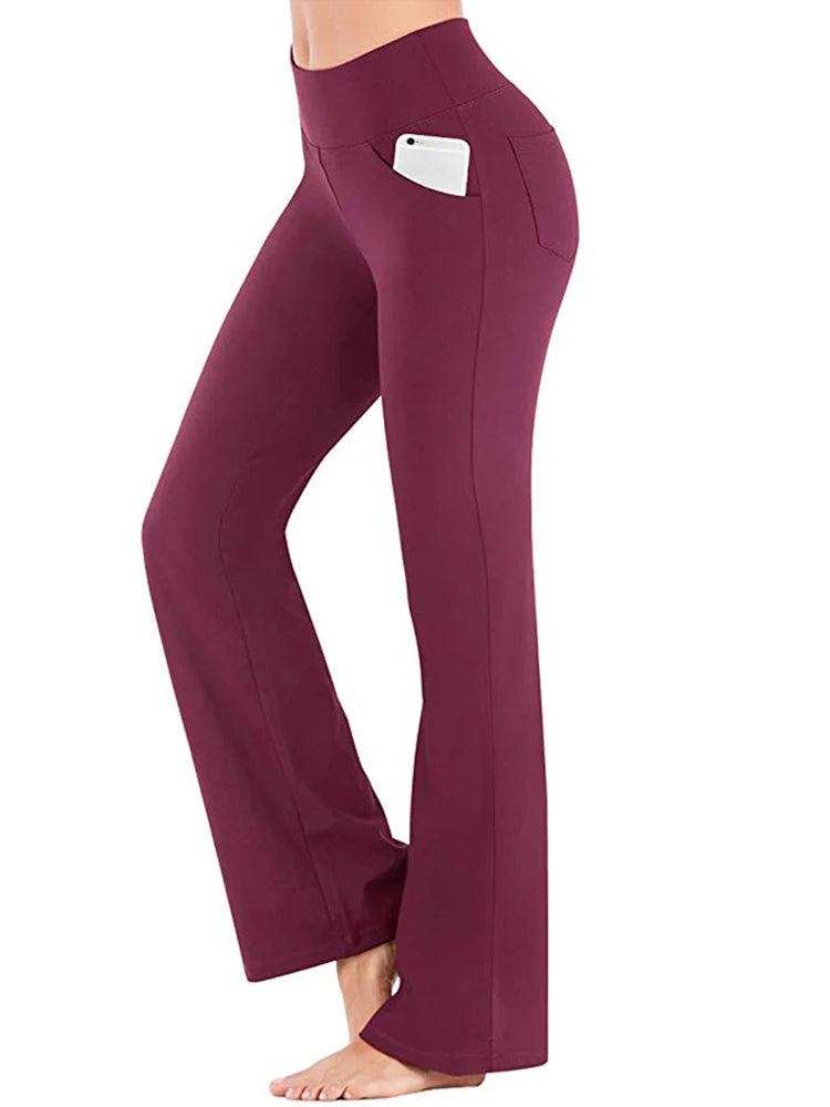 Palazzo Flared Wild High Waist Trousers For Women