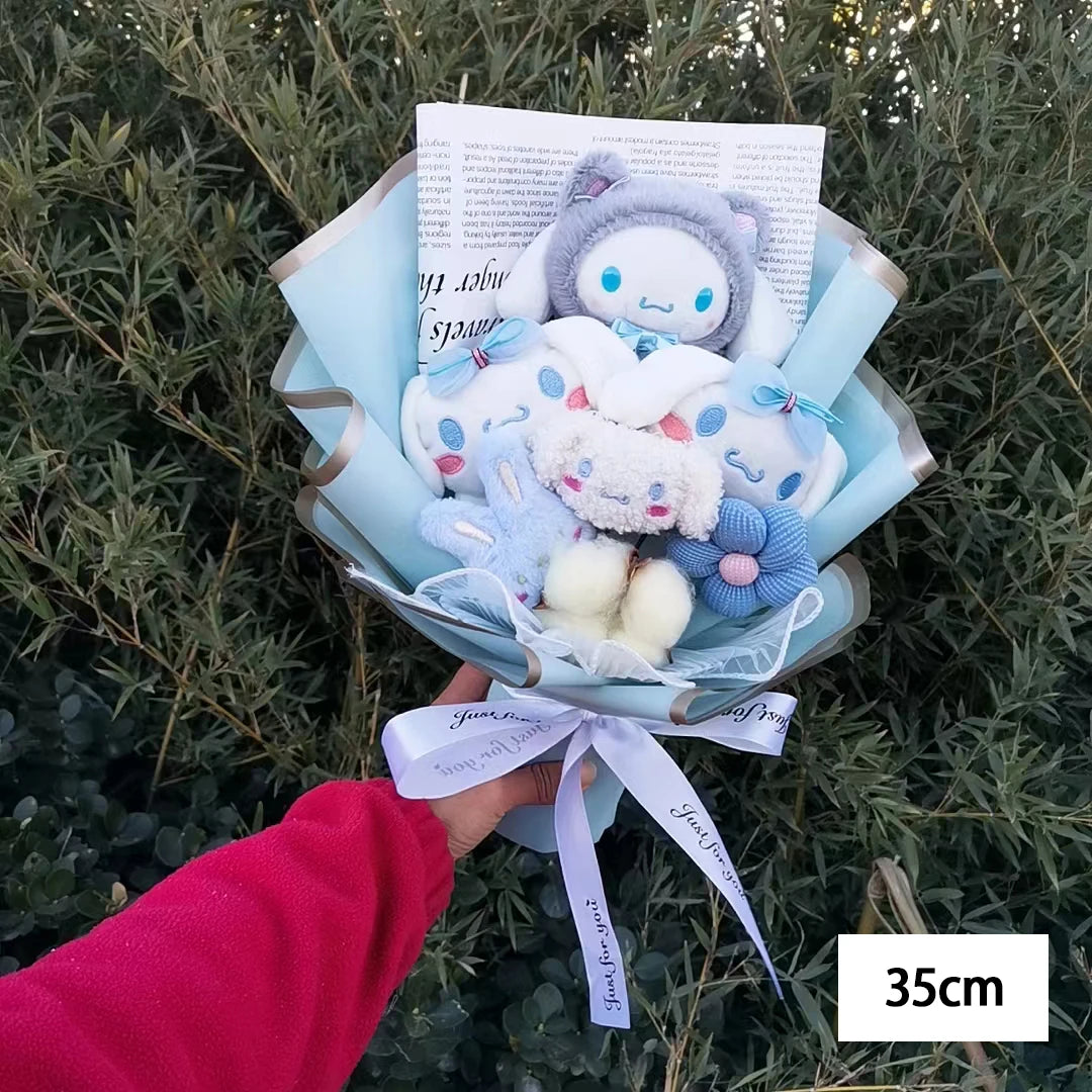 Hello Kitty Cartoon Plush Rose Soap Flowers - StarLuxeTrend