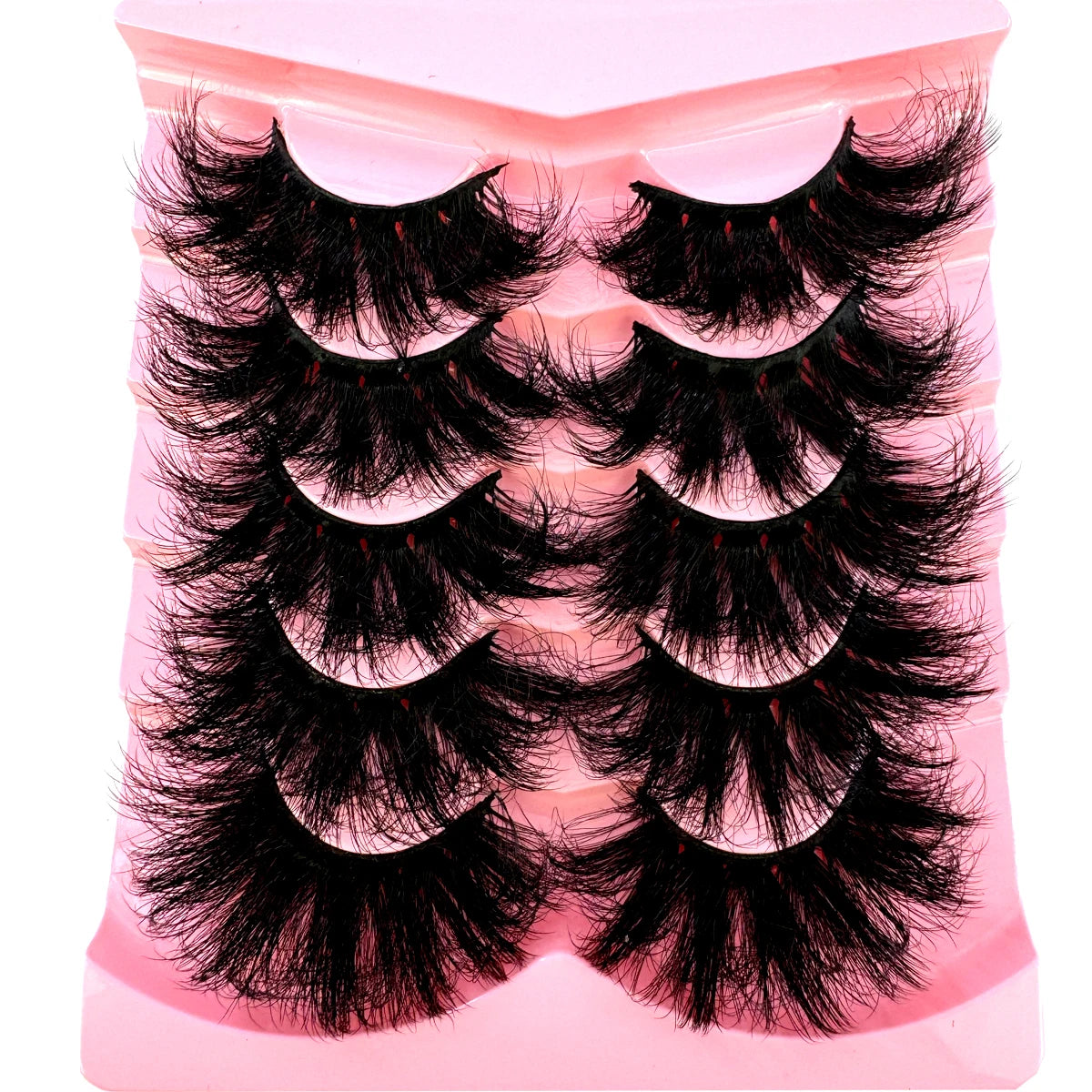 Fluffy Long 3D Faux Mink Lashes – Dramatic & Natural Volume False Eyelashes - StarLuxeTrend