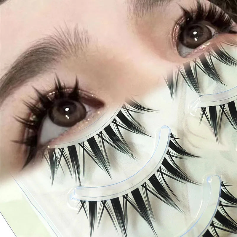 5 Pairs Natural Long Cat-eye False Eyelashes Extension - StarLuxeTrend