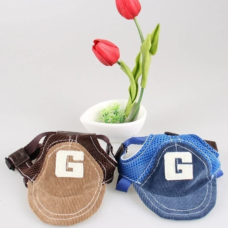 Pet Sun Hats - Breathable Baseball Dog Caps