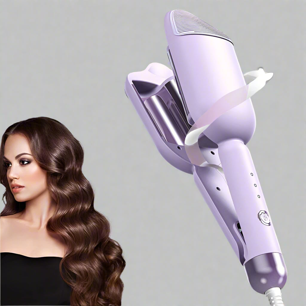 Create Effortless Waves with the 36mm Automatic Lambswool Curling Tool StarLuxeTrend