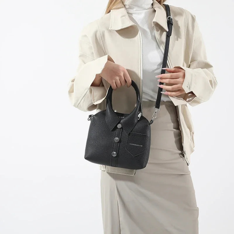 Luxury PU Leather Square Shoulder & Crossbody Bag – Stylish & Compact Handbag for Women - StarLuxeTrend