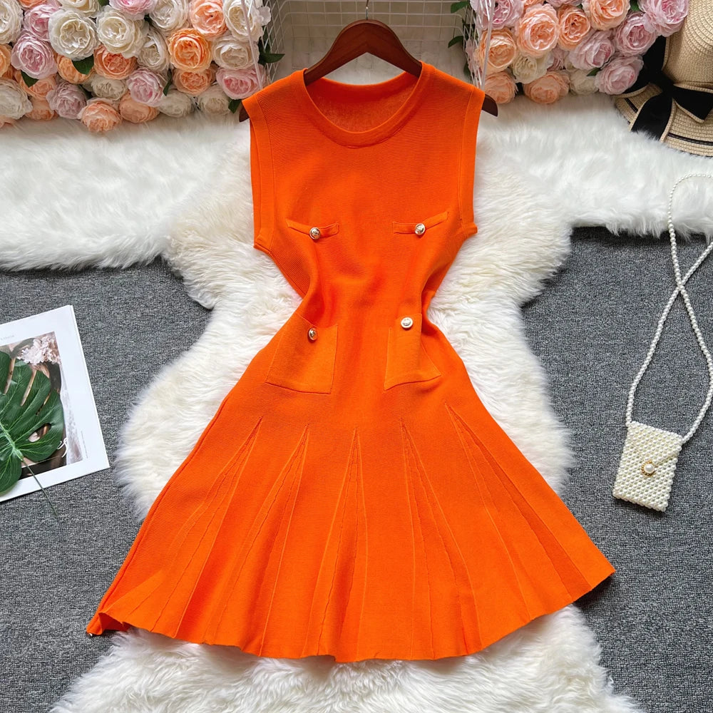 Summer Mini Dress – Sleeveless Party Dress