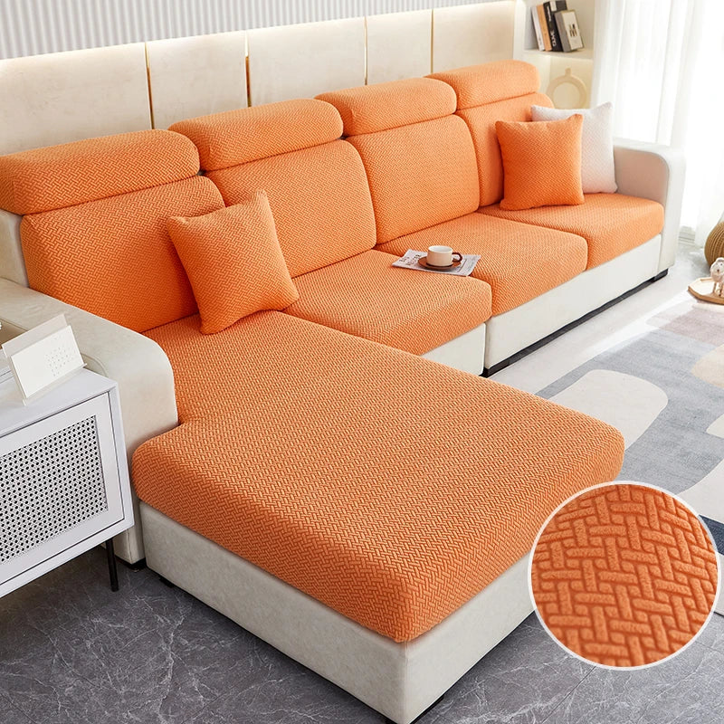 Non-Slip Thick Machine Wash Fitted Sofa Cover