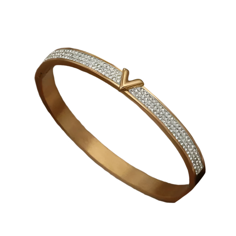 Gold Plated Elegant Cuff Bracelet for Women