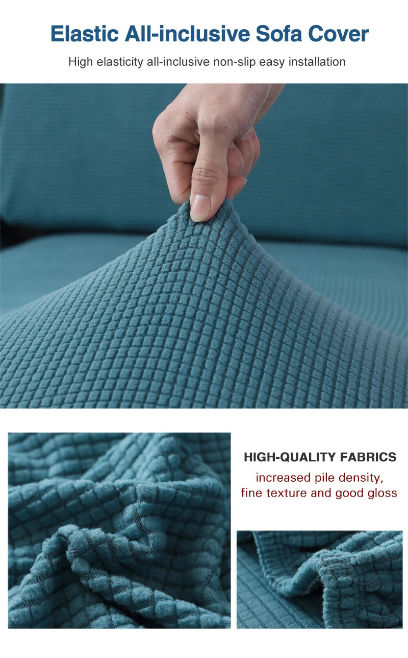 Non-Slip Thick Machine Wash Fitted Sofa Cover