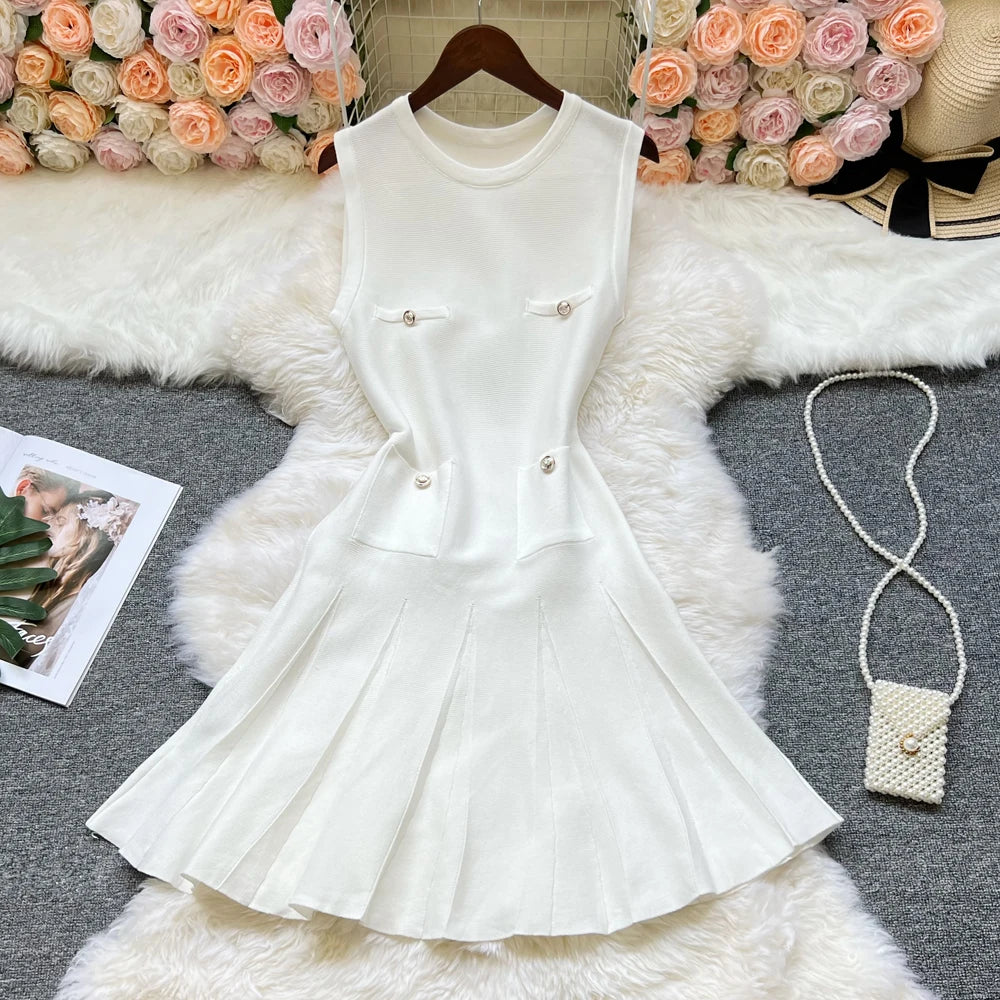 Summer Mini Dress – Sleeveless Party Dress