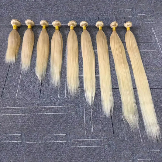 Straight Blond 100% Human Hair Bundles