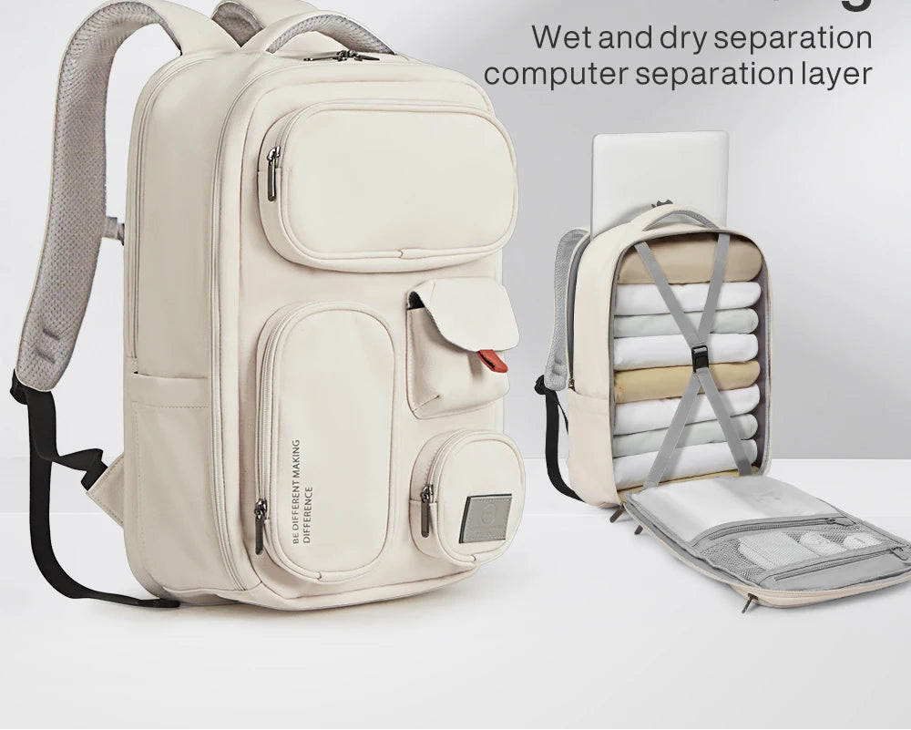 Fashion Practical Travel Backpack – 22L Large Capacity, Waterproof & Unisex StarLuxeTrend
