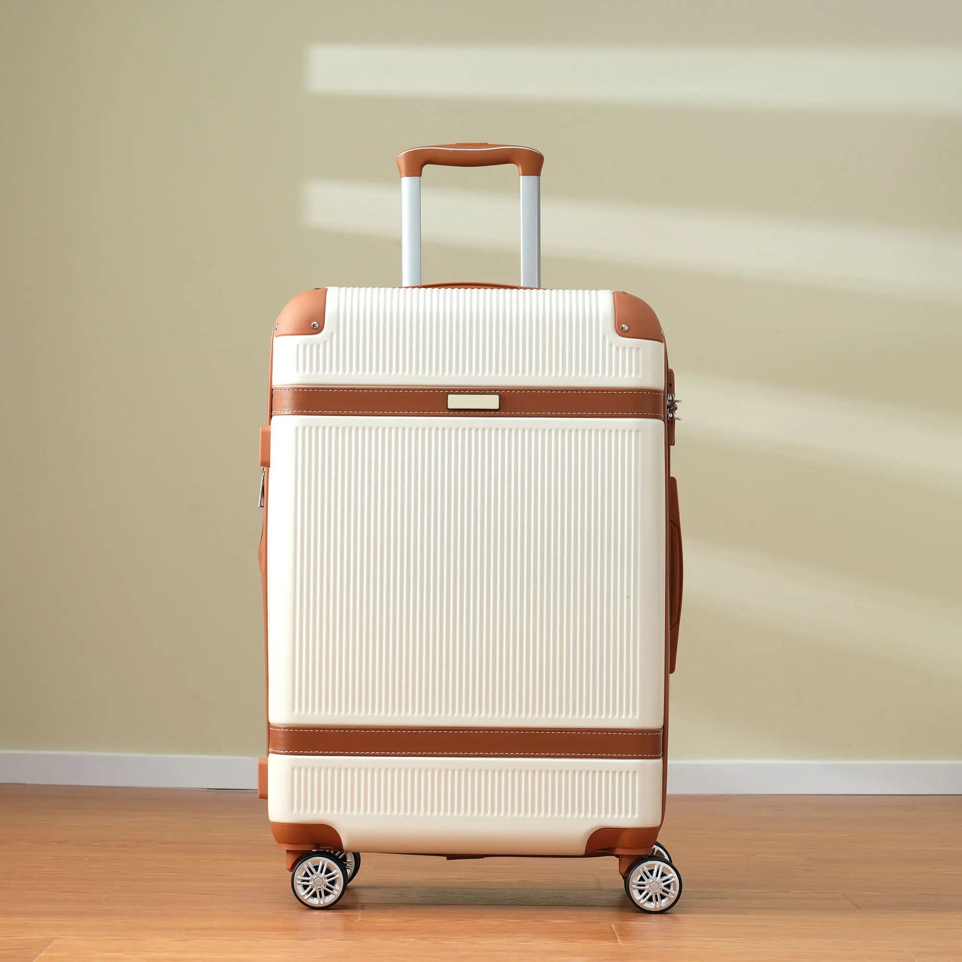 Travel in Style with This 3 Piece ABS Hardside Luggage Set – Spinner Wheels & TSA Lock StarLuxeTrend