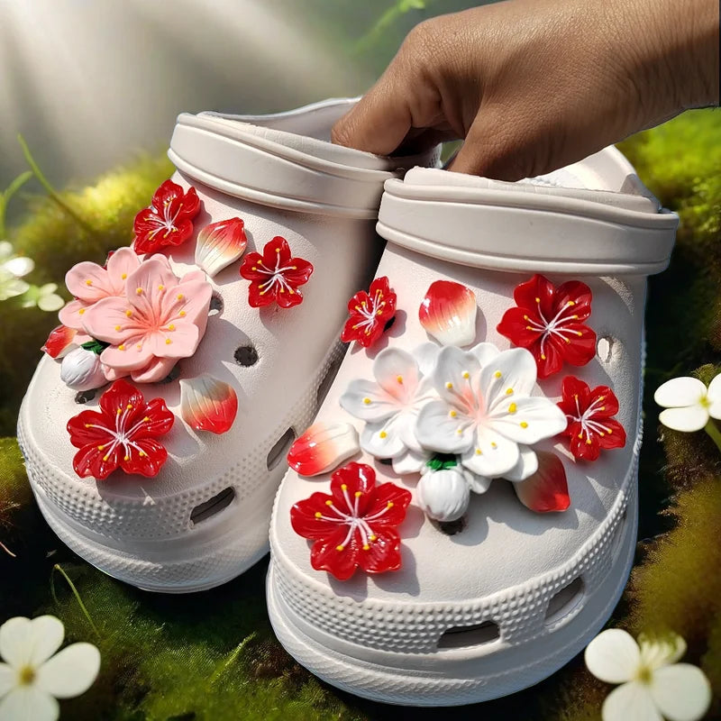 Cute Shoe Charms for Girls –  Stylish Floral Designs,Adorable Girls’ Accessories & Decorations - StarLuxeTrend