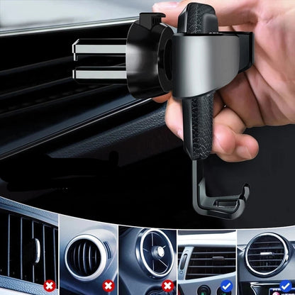 Universal Gravity Car Phone Holder – Secure Air Vent Mount