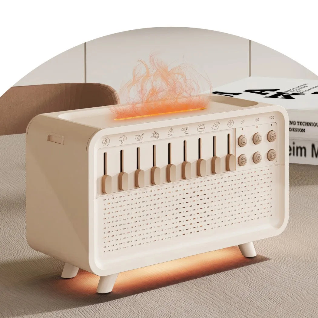 VLU White Noise Sound Machine Diffuser-Essential Oil Diffusers For Home 4-in-1