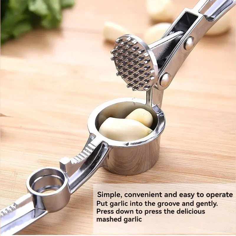 Stainless Steel Garlic Press