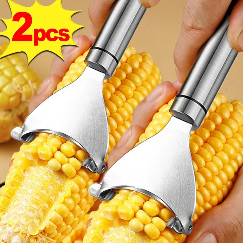 Stainless Steel Corn Grater – Fast & Easy Kernel Removal Tool