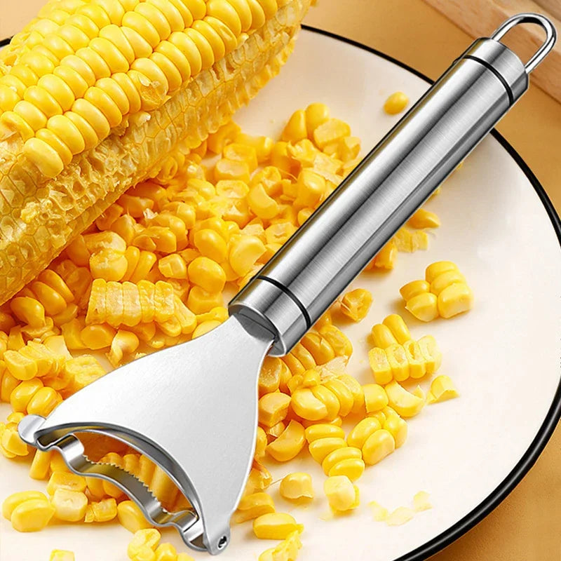 Stainless Steel Corn Grater – Fast & Easy Kernel Removal Tool