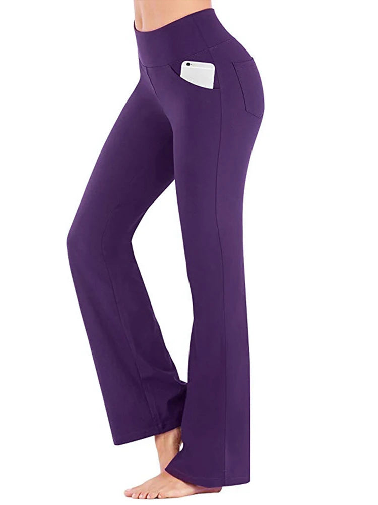 Palazzo Flared Wild High Waist Trousers For Women