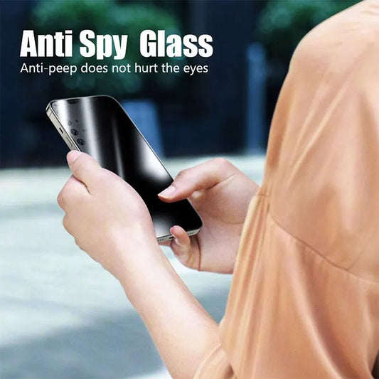 Anti-Spy Privacy Tempered Glass Screen Protector for iPhone 14,13,12,11 Pro Max & Mini