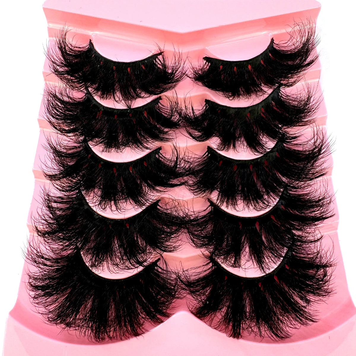 Fluffy Long 3D Faux Mink Lashes – Dramatic & Natural Volume False Eyelashes - StarLuxeTrend
