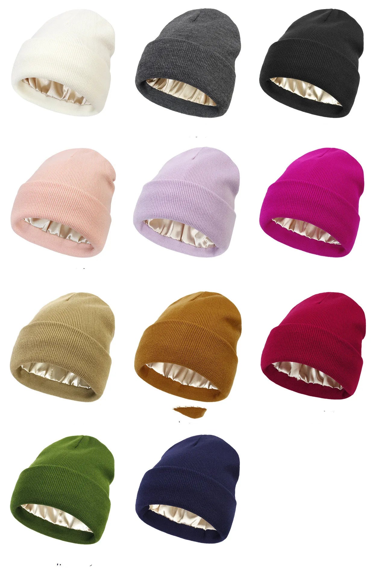 Unisex Beanies Chunky Winter Hat