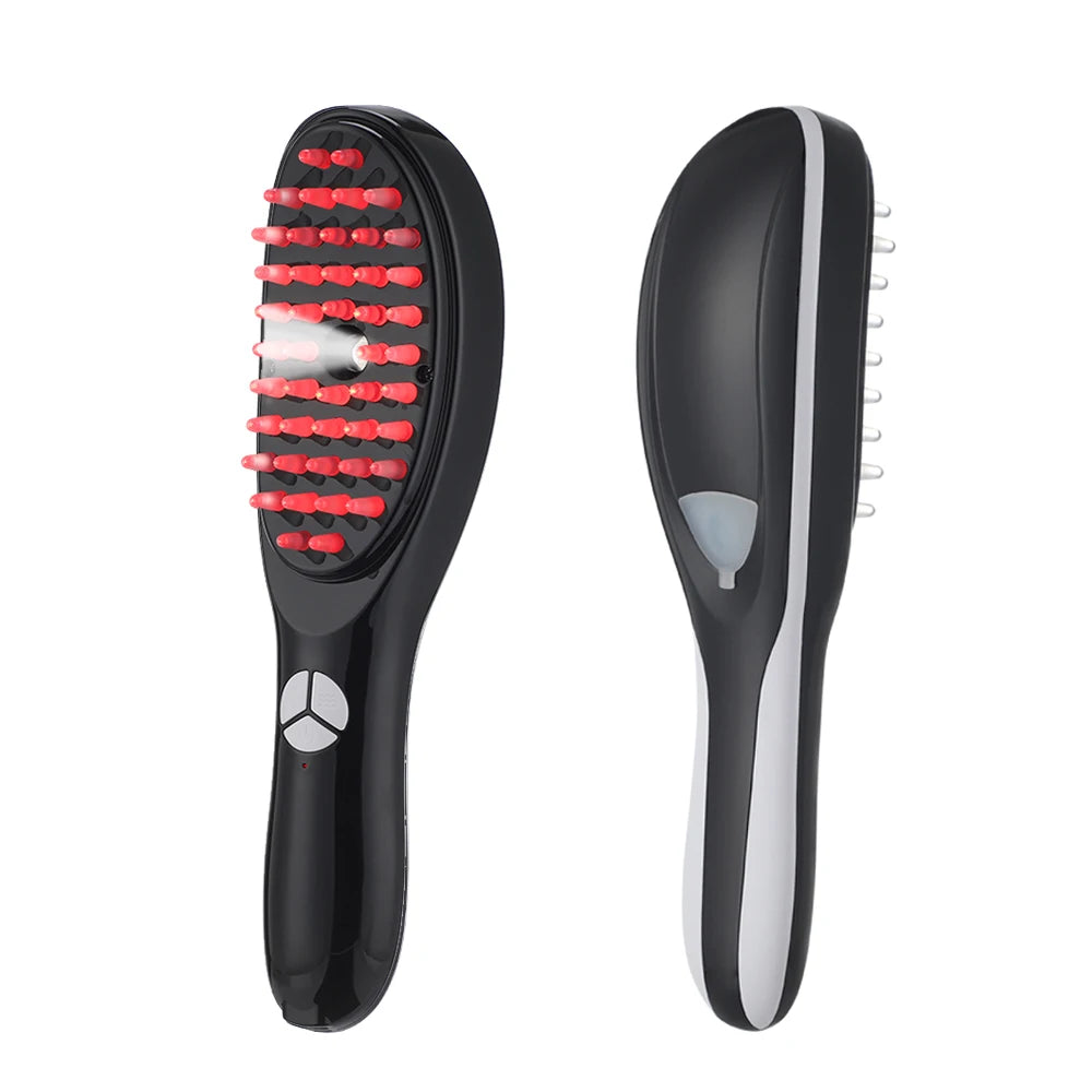 Electric Scalp Massager Comb with Red Light – Anti Hair Loss, Hair Growth Oil Applicator & Vibrating Head Massager StarLuxeTrend