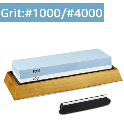 Professional Wet Stone Sharpening Kit – Multi-Grit Sharpening for Knives & Tools