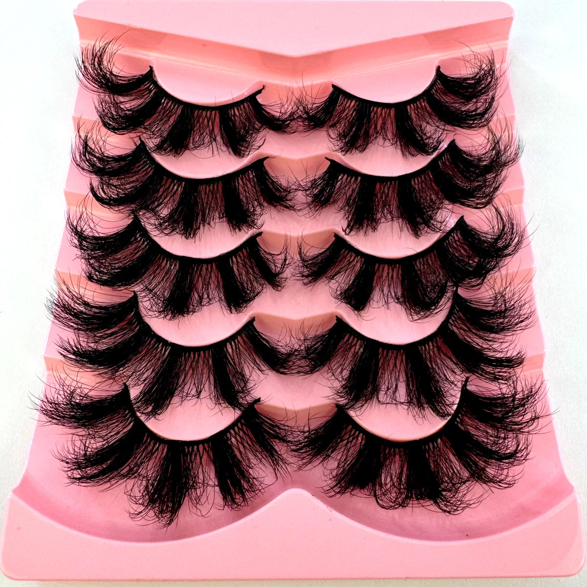 Fluffy Long 3D Faux Mink Lashes – Dramatic & Natural Volume False Eyelashes - StarLuxeTrend