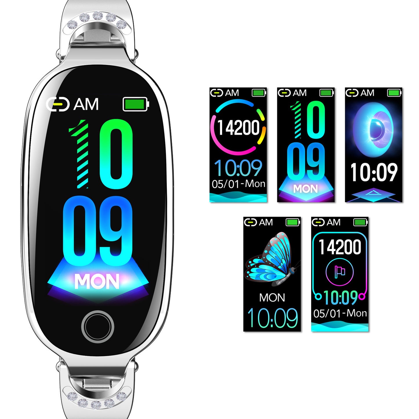 Smart Fitness Monitor Wrist Watch